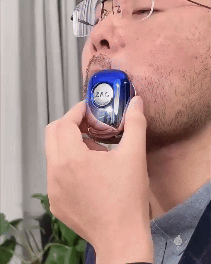 Mini Portable Painless Shaver for Men - Rechargeable Waterproof Beard Trimmer